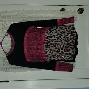 Crazy Train Leopard and Leather top